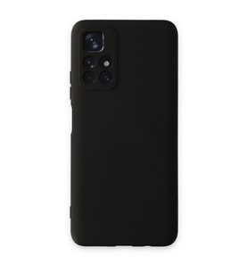 Xiaomi Redmi Note 11t Kılıf Nano İçi Kadife Silikon - Siyah