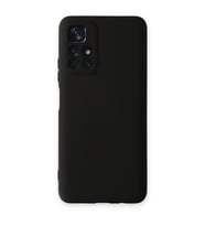 Xiaomi Redmi Note 11t Kılıf Nano İçi Kadife Silikon - Siyah