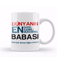 Babalar Günü Babaya Hediye 08 Kupa Bardak Porselen