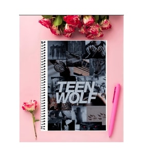 Teen Wolf Defter 1 Adet Özel Tasarım A4 Boyutu 21*29 Cm Telli Kareli Defter