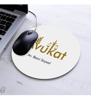 İsimli Avukat Temalı Yuvarlak Mousepad