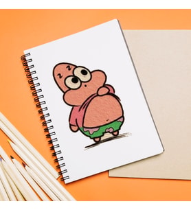 Sünger Bob & Petrick Tasarımlı Defter