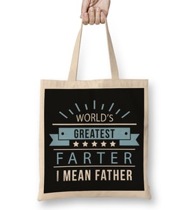Worlds Greatest Farter 04 Bez Çanta Uzun Saplı