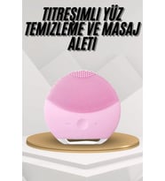Hassas Ciltlere Özel Titreşimli Yüz Temizleme ve Masaj Aleti