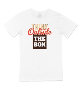 Think Outside The Box Tişört