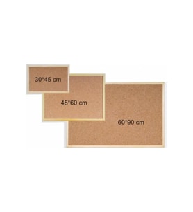 PANDA 30x45 AHŞAP ÇERÇEVE MANTAR PANO -  PAN 114
