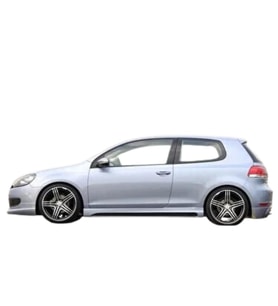 Volkswagen Golf 6 Rieger Yan Marşpiyel (Plastik) (Standart)