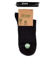 Jiber Erkek Bambu Likralı Yarım Konç Çorap 6451 - 6 Adet
