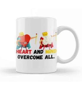 Funny Gift Heart And Mind Overcome All