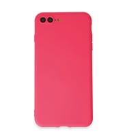 iPhone 7 Plus Kılıf First Silikon - Pembe