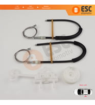 Fiat Linea 323 110 2007-2018 51898679 İçin Elektrikli Arka Sol Kapı Cam Kriko Tamir Seti