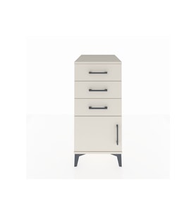 Kronos Komodin 3 Çekmeceli Tek Kapaklı 44x59x96 Aytaşı-Aytaşı