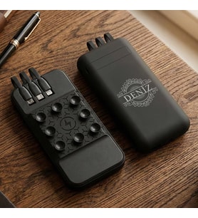 BK Gift Kişiye Özel Led Işıklı İsimli 10.000 mAh Wireless Powerbank -11, PB-4017 - Yeni İş Hediyesi, Kurumsal Hediye