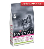 Proplan Delicate Lamb Kuzu Etli Kedi Maması 1 Kg AÇIK
