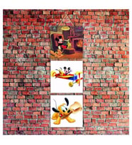 Cakatablo Mickey Mouse Baskılı  3-Parça MDF Tablo