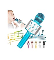 Kablosuz Bluetooth Karaoke Mikrofon Hoparlör Şarj Edilebilir El 1