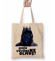 Gora Senin Yüzüne Ne Olmuş Bez Çanta Uzun Saplı