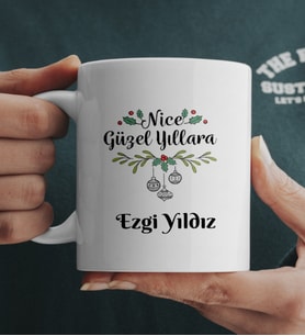 Yılbaşı Ruhuna Özel Dekoratif Kupa