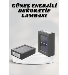 Bahçe Aydınlatması Solar Güneş Enerjili Dekoratik Led Işıklı Lamba