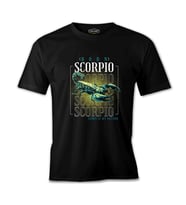 Born Scorpio Siyah Erkek Tshirt