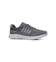 Günlük Erkek Yetişkin Sneaker Spor Ayakkabı Bağcıklı Büyük Numara 050C (Füme)