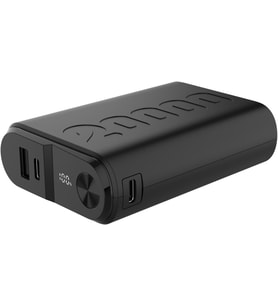 Powerbank PD 20W 2USB-C 1USB-A 20.000 mAh, Ultra Kompakt ve Hafif Tasarım,LED Ekran, Renk : Siyah