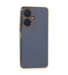 Vivo Y27 Kılıf Volet Silikon - Mavi