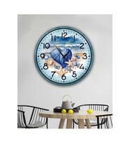 bilge Tasarım Retro Duvar Saati 40 x 40 CM (Karışık)
