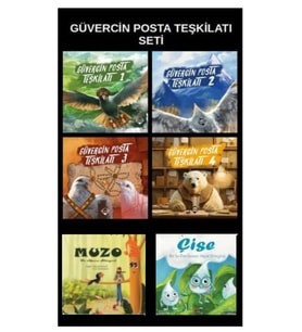 Güvercin Posta Teşkilatı Seti-30 Milyon Kelime Prensibiyle Yazılmış 4 Kitap-Çise ve Muzo HEDİYE