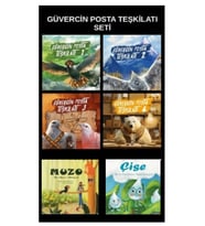 Güvercin Posta Teşkilatı Seti-30 Milyon Kelime Prensibiyle Yazılmış 4 Kitap-Çise ve Muzo HEDİYE