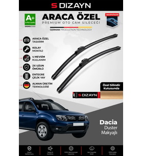 Dacia Duster Ön Cam Silecek Seti 2014-2018 Premium Araca Özel 60-45 Cm A+ Kalite