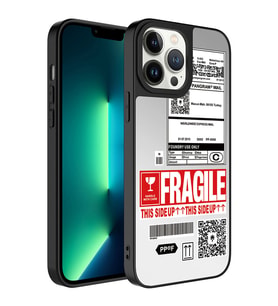 Apple iPhone 13 Pro Max Kılıf Aynalı Desenli Kamera Korumalı Parlak Zore Mirror Kılıf Fragile