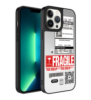 Apple iPhone 13 Pro Max Kılıf Aynalı Desenli Kamera Korumalı Parlak Zore Mirror Kılıf Fragile