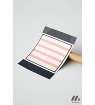 Pembe Çizgi Minimal, Çerçevesiz Yüksek Kalite Duvar Afişi - Sanatsever Hediyesi