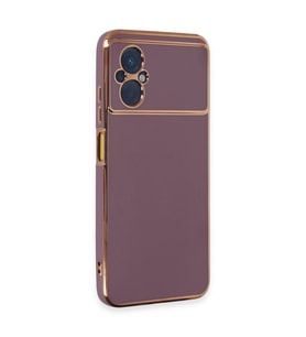 Xiaomi Poco M5 Kılıf Volet Silikon - Mor