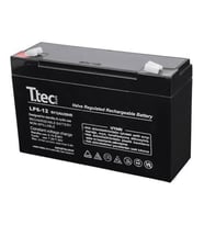Ttec 6 Volt 12 Amper Bakımsız Kuru Akü (Siyah)