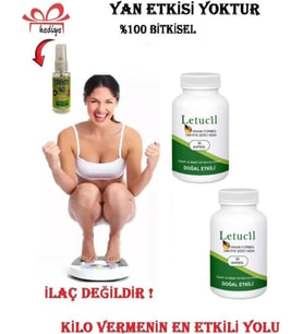 Letucil Biberiye ve Yeşil Çayın Etkisiyle Dstklyci Ürün 30lu x 2 Adet