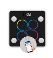 Polosmart PSC12 Prolife Yağ Ölçer Akıllı Bluetooth Tartı Baskül Siyah