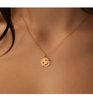 Emoji 14 Ayar Altın Kolye