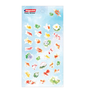 Bigpoint Sticker Akvaryum Balıkları x 15 Adet