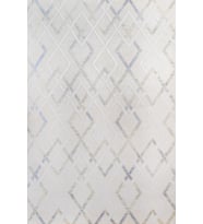 Krem Halı Modern Geometrik Desenli Salon Halısı Yıkanabilir Kaymaz Tabanlı Koridor İçin Dijital Baskı