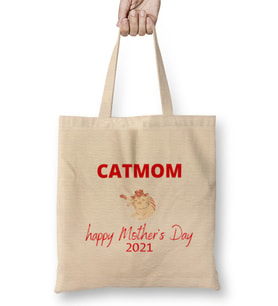 Funny Mothers DaY 2021 Bez Çanta Uzun Saplı