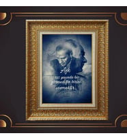 ÖZEL SERİ ALTIN VARAKLI ATATÜRK TABLO S963