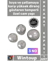 #Hacamat Isıya Dayanıklı Profesyonel Hijyenik Vakumlu Kaliteli Şeffaf Cam Hacamat Kupası 3 No 1 Adet