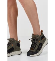 Skechers Escape Plan 2.0-Woodrock Water Repellent Mens Outdoor Shoes Hafızalı Taban Hakiki Deri Su İtici Erkek Outdoor Bot Siyah