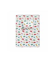 %100 Pamuklu Bebek Aparalı Çarşaf 115x150 + Bebek Yastık Kılıfı 35x45