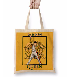Queen Freddie Mercury Bez Çanta Uzun Saplı