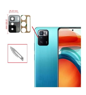 Tkgz Xiaomi POCO X3 GT Arka Kamera CAM Lensi + Bistüri Ucu