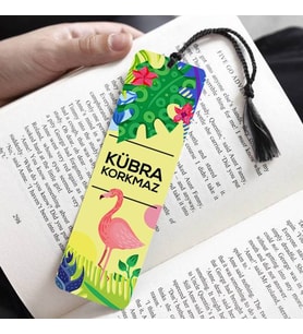 Rengarenk İsme Öze Kitap Ayracı