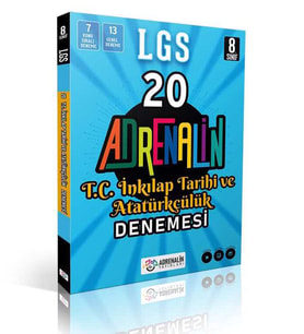 Adrenalin Yayınları 8. Sınıf İnkılap Tarihi 20 Branş Deneme